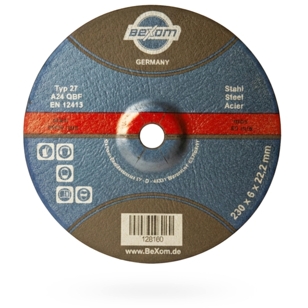 Schruppscheiben 230x6 mm für Stahl, Metall und Eisen